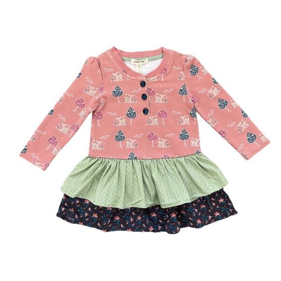 Matilda Jane Friend Forever Drop Waist Dress 12-18m - Picture 1 of 5